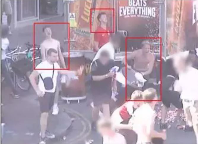 CCTV images released after England World Cup matches