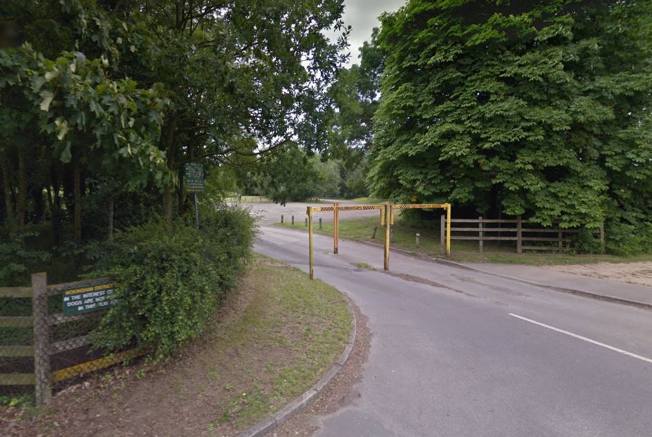 Travellers set up camp on Woodley park