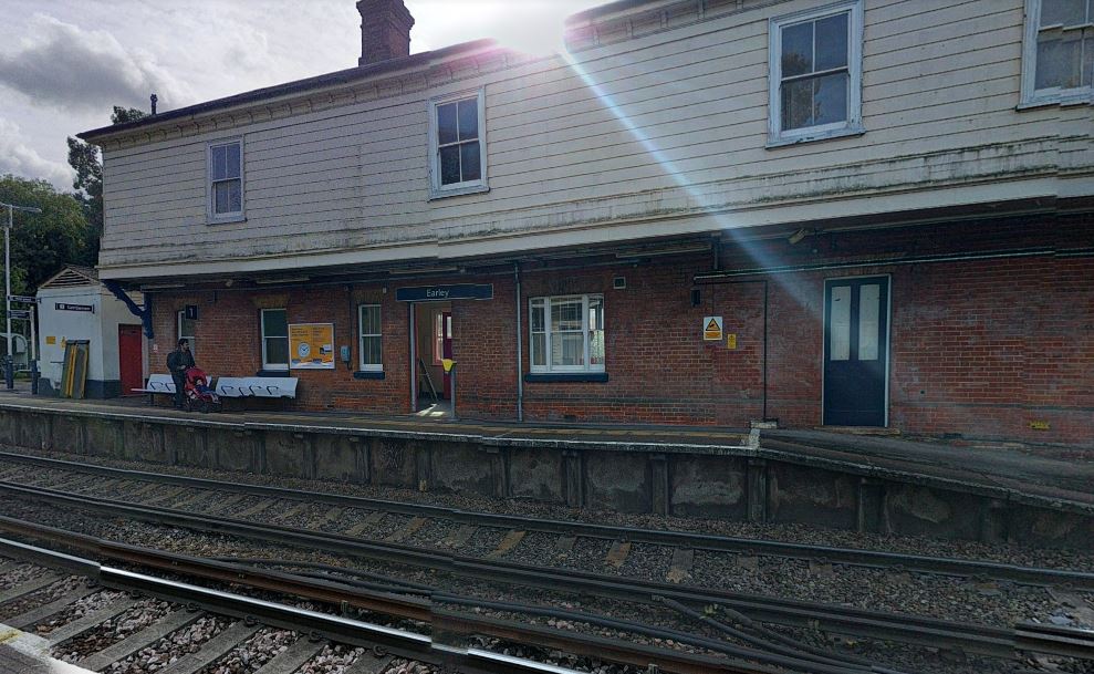 Person dies after being hit by train in Earley