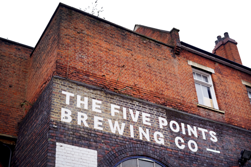 Five Points Brewery is one of east London’s leading craft beer