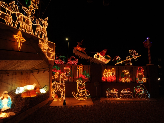 In pictures dazzling Christmas lights in Southcote Lane
