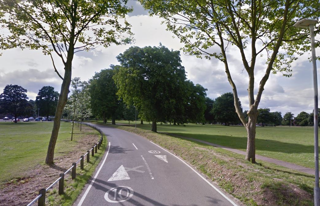 Travellers at Prospect Park on the move for Christmas