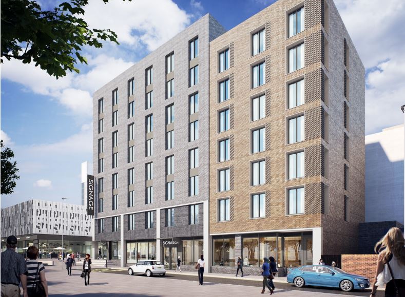 Plans revealed for 101 room hotel at former nightclub site in Reading