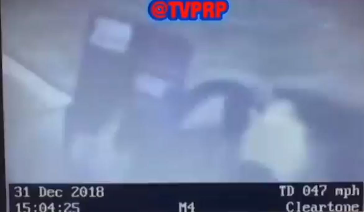 Driver busted after being spotted using phone while on M4
