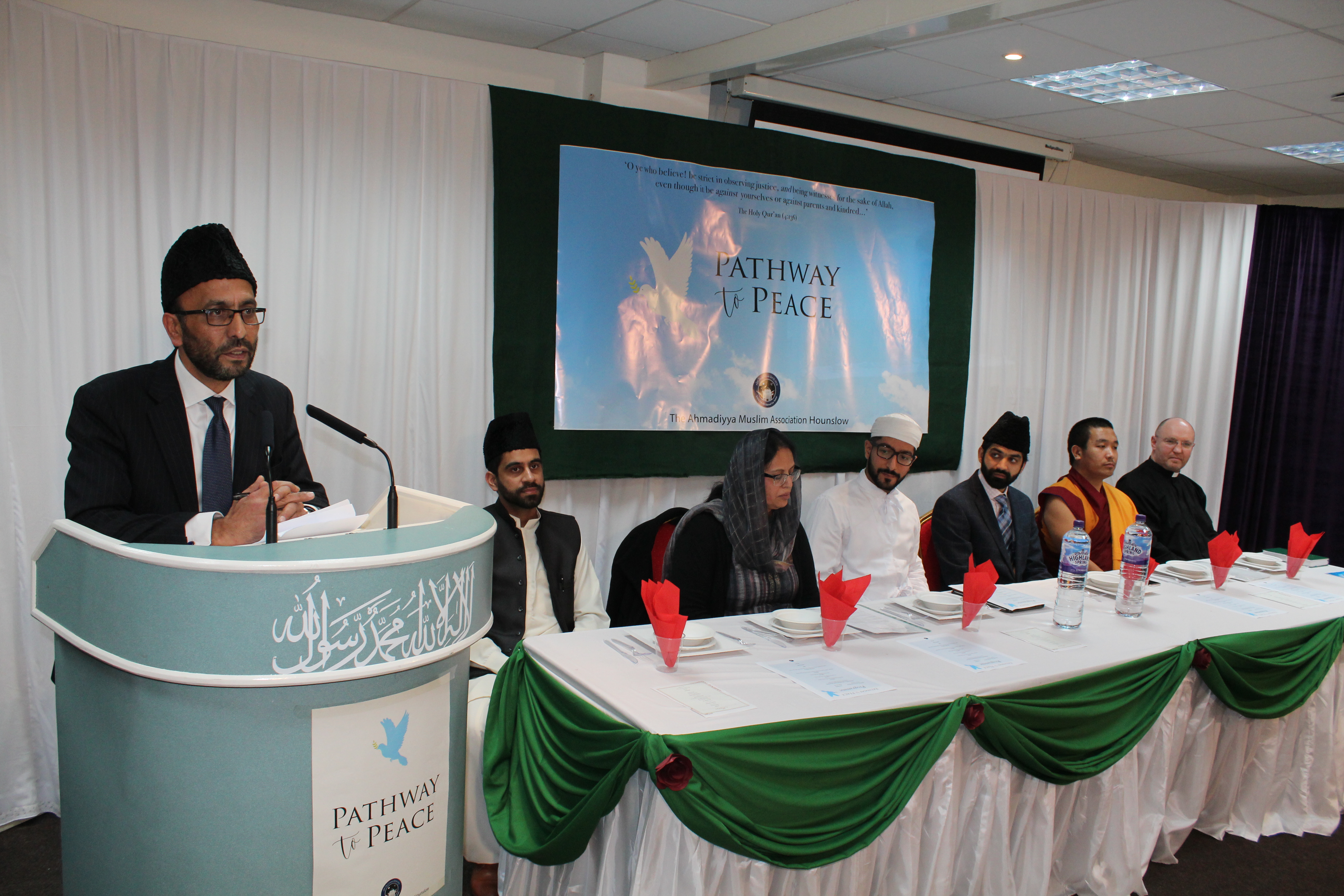 Faith leaders come together in Feltham to promote peace