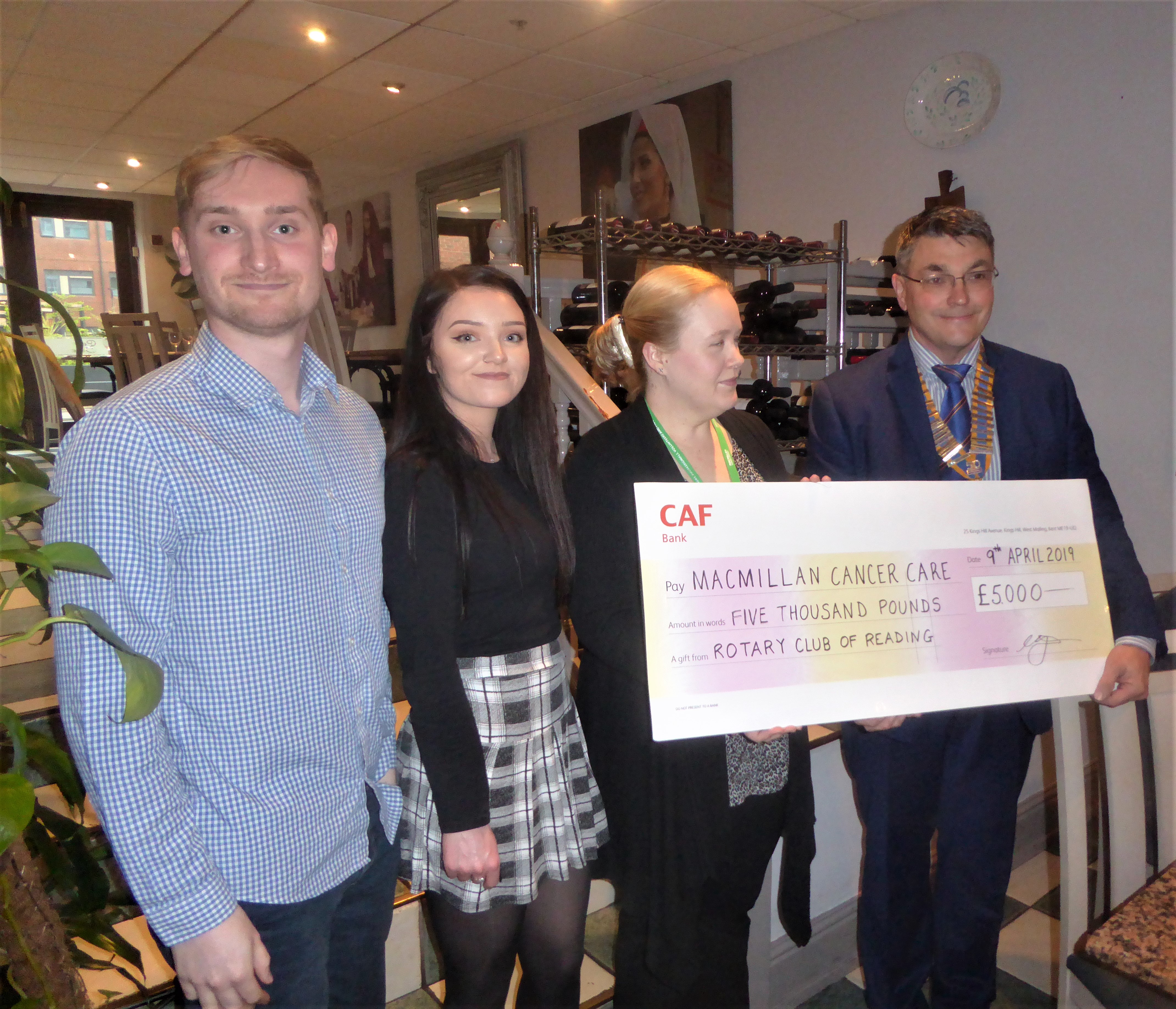 Incredible £20,000 raised in Reading for Macmillan Cancer Support