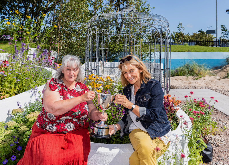 Dementia friendly garden scoops trophy at Southport Flower Show