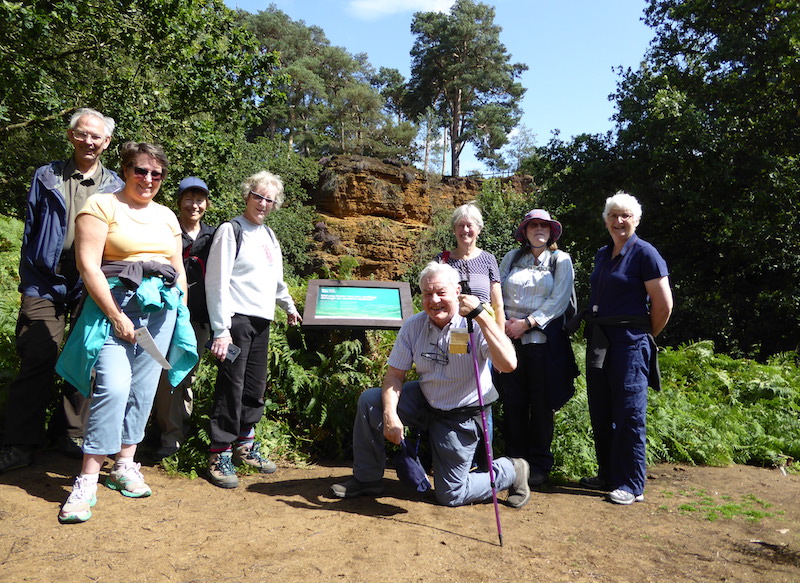 Reading Geological Society investigates Bedfordshire's Greensand