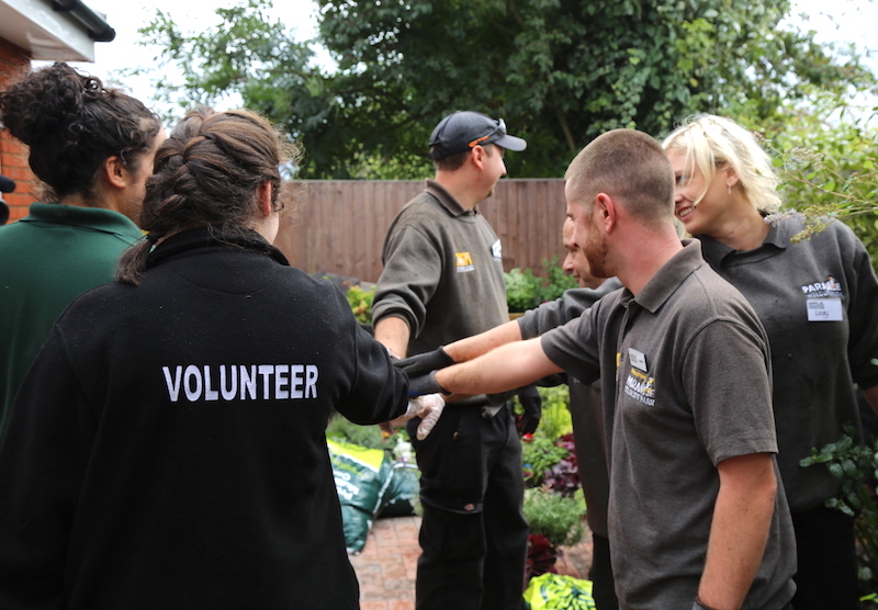 A glimpse into garden paradise thanks to voluntary renovations in Cheshunt