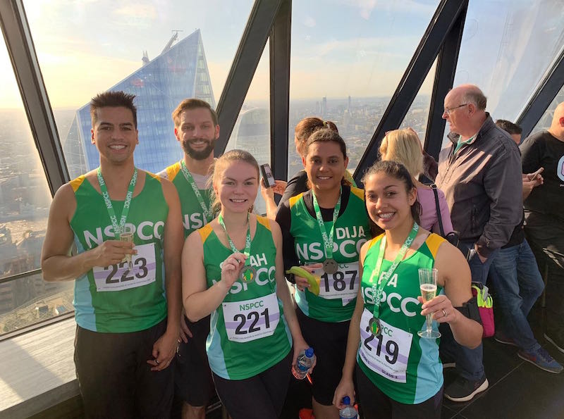 Five Musketeers take on NSPCC's Gherkin Challenge - and win!