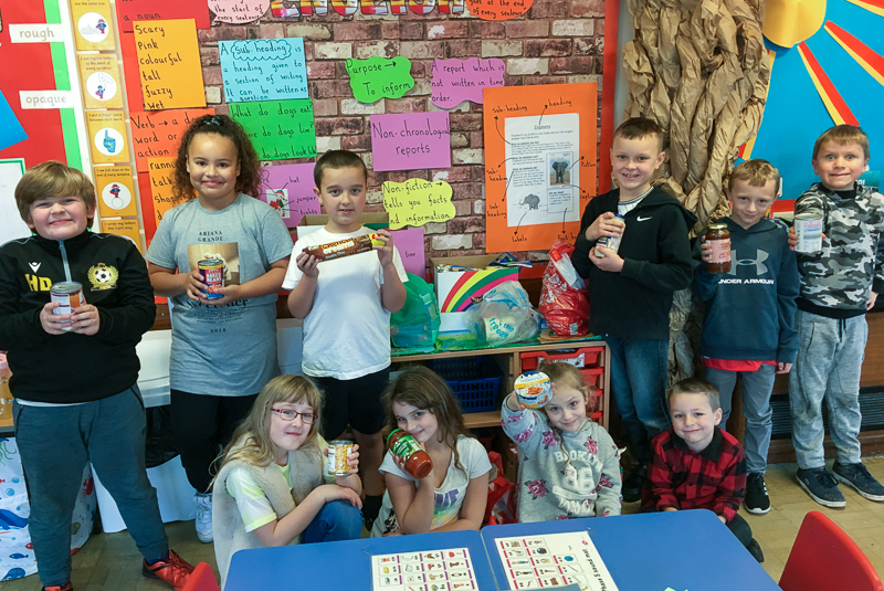 Brooklands-Primary-School-children-make-food-donation-to-The-Canaan-Trust-charity-1