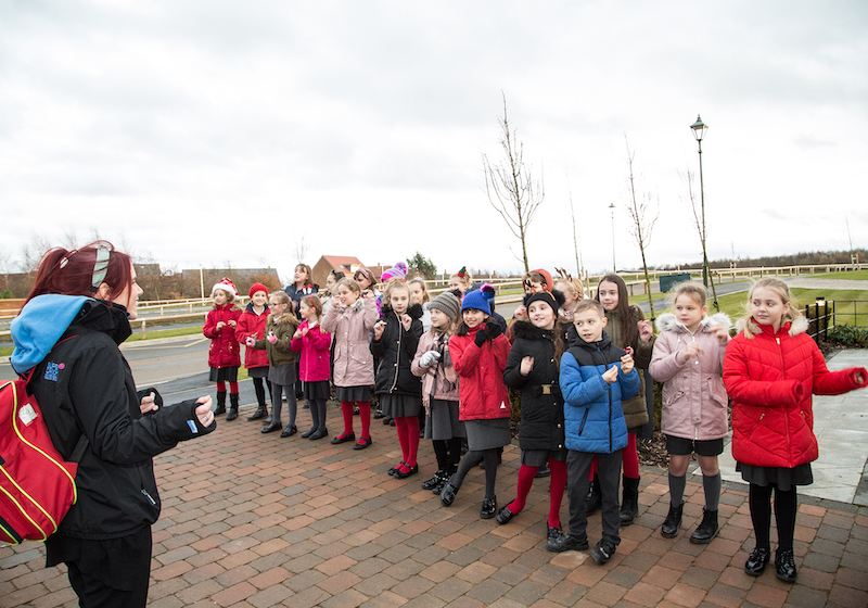 Children in Wynyard celebrate Christmas with festive carols