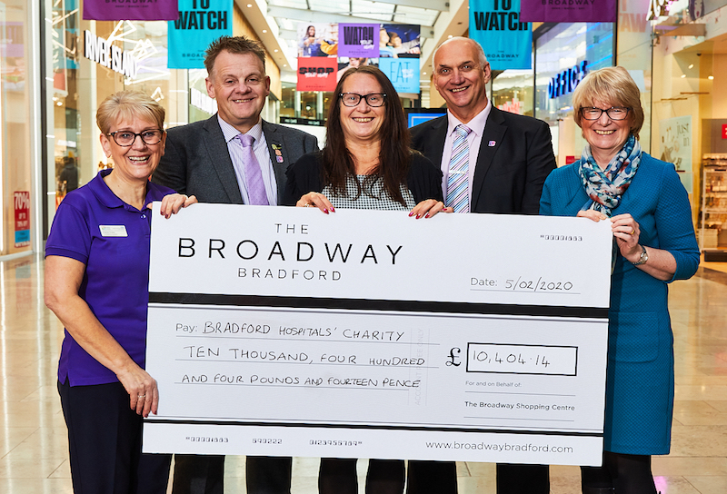 Bradford Hospitals' Charity receives gigantic donation