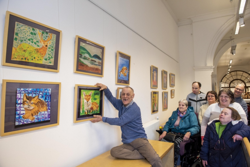 Art exhibition puts the spotlight on life at Southport day service
