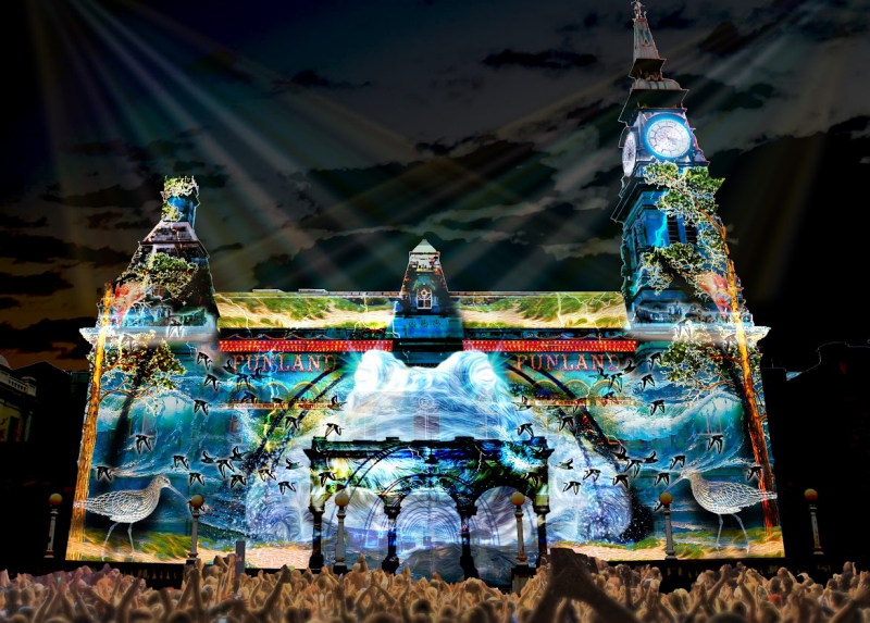 Spectacular projection show will light up buildings in Sefton