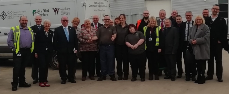 Health care committee visits Hawarden equipment facility