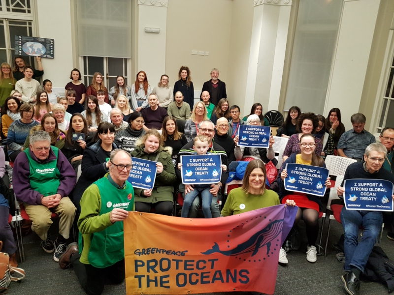 Merseyside Greenpeace 'Protect the Oceans' event