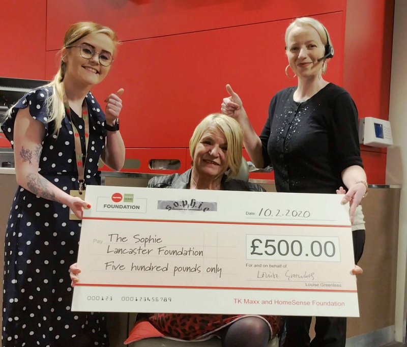 Charity foundation receives donation from retail giant