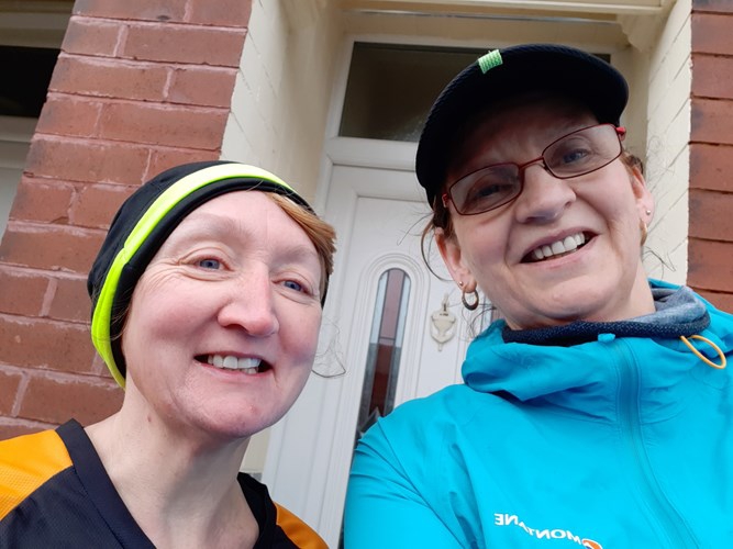 Southport women running Rock 'n' Roll Marathon