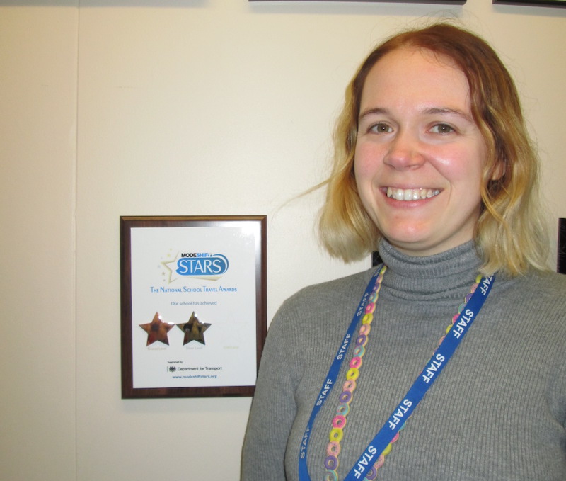 School celebrates earning Silver in national travel initiative