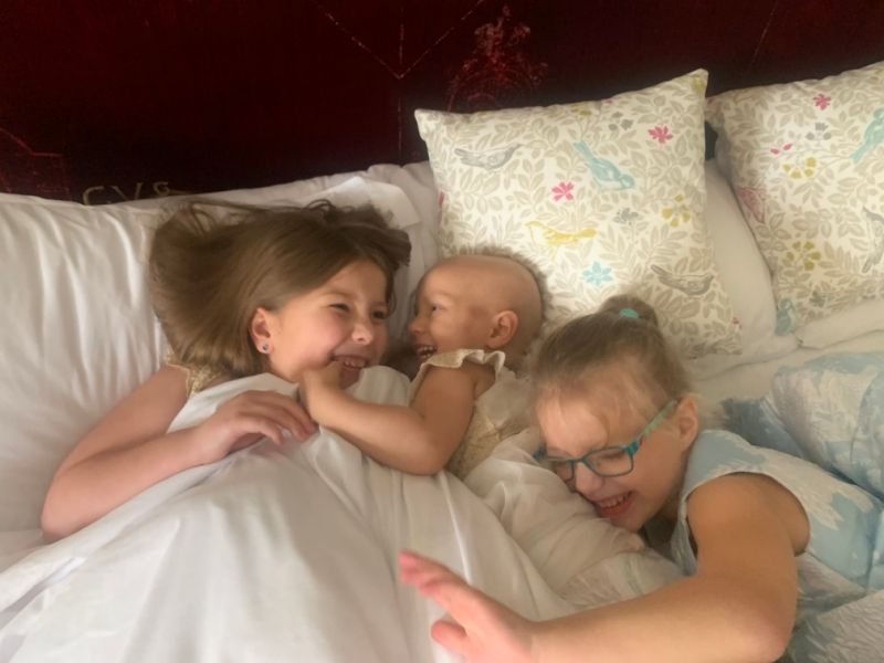 Swaffham mum reveals agony as toddler goes through gruelling cancer treatment