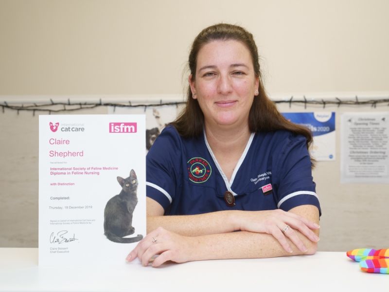 Veterinary nurse shortlisted for top accolade