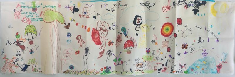 Children send in artwork to spread cheer amongst isolated care home residents