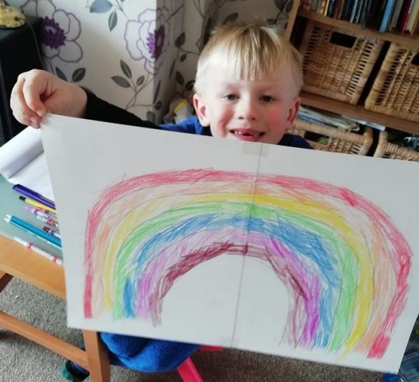 Hyndburn children add a splash of colour to town life