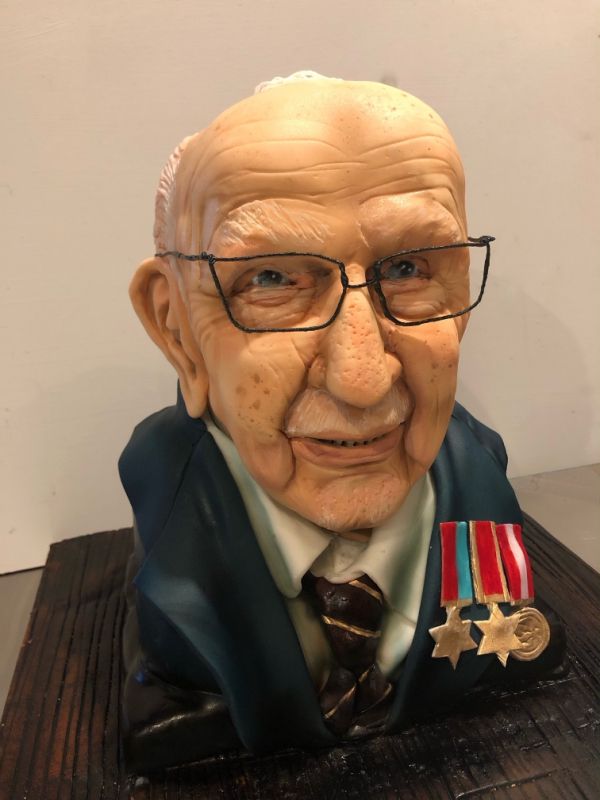 liverpool baker creates bust of colonel