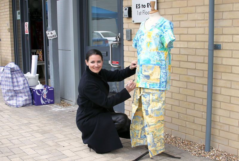 Kirsty Gallacher and DJ Chris Evans support growing seamstress army in Ascot