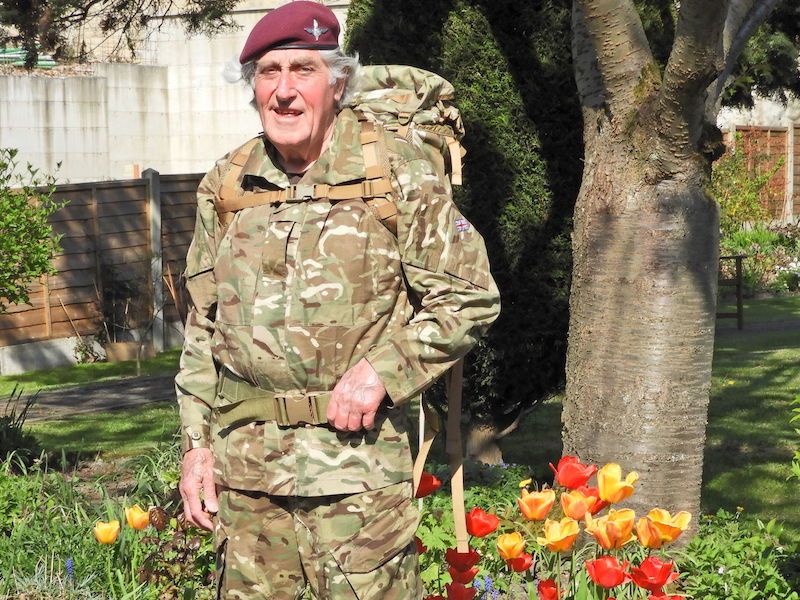 Local veteran takes on 2.6 challenge for 'Support our Paras'