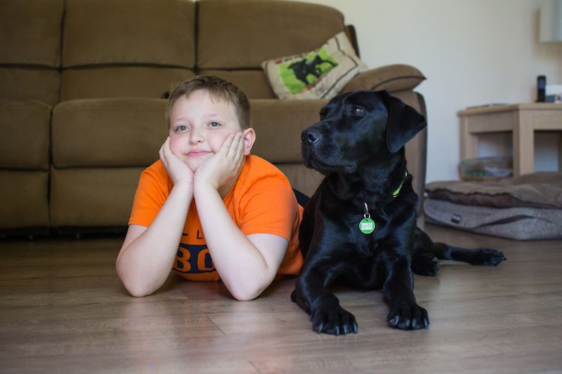 Meet Ben and his autism assistance dog Cyril who changed his life