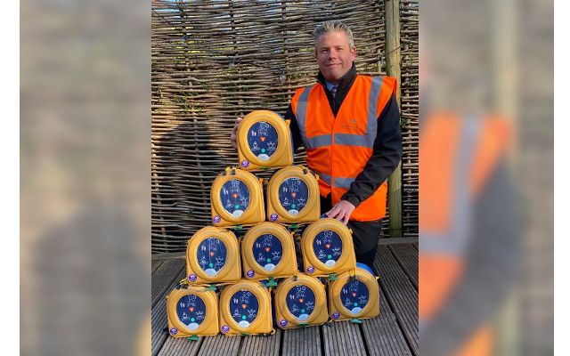 Housebuilder donates life-saving equipment to St John Ambulance appeal