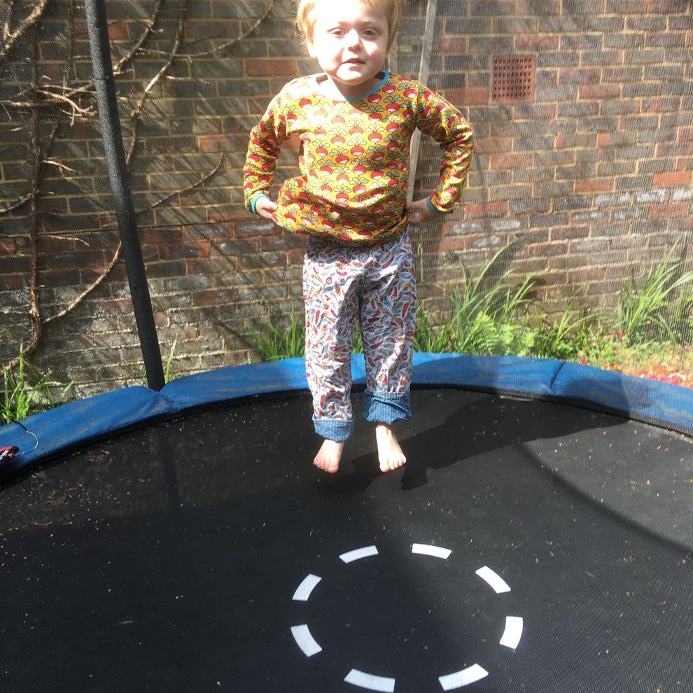 Theo bounces for cystic fibrosis in Kent