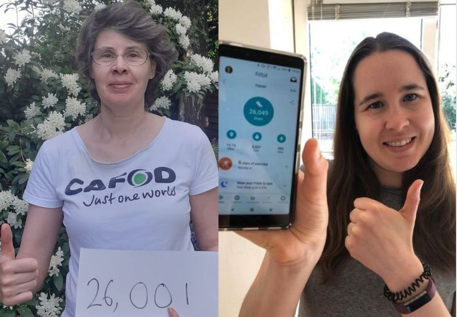 Mother and daughter duo walk 52,000 steps for CAFOD