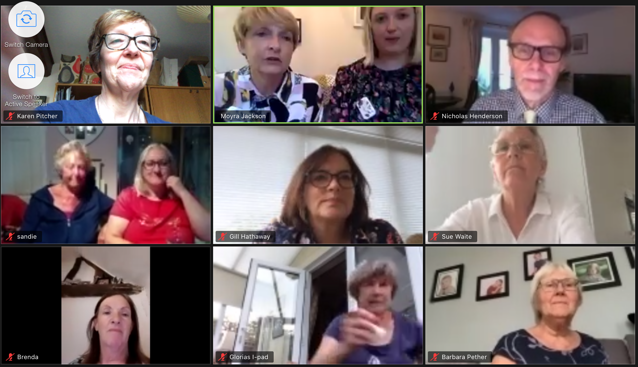 Elsenham WI hold first monthly meeting since lockdown using Zoom platform