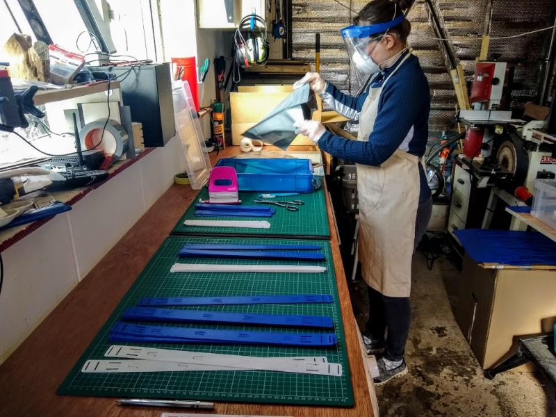 Stockport resident produces over 45,000 shields for NHS staff