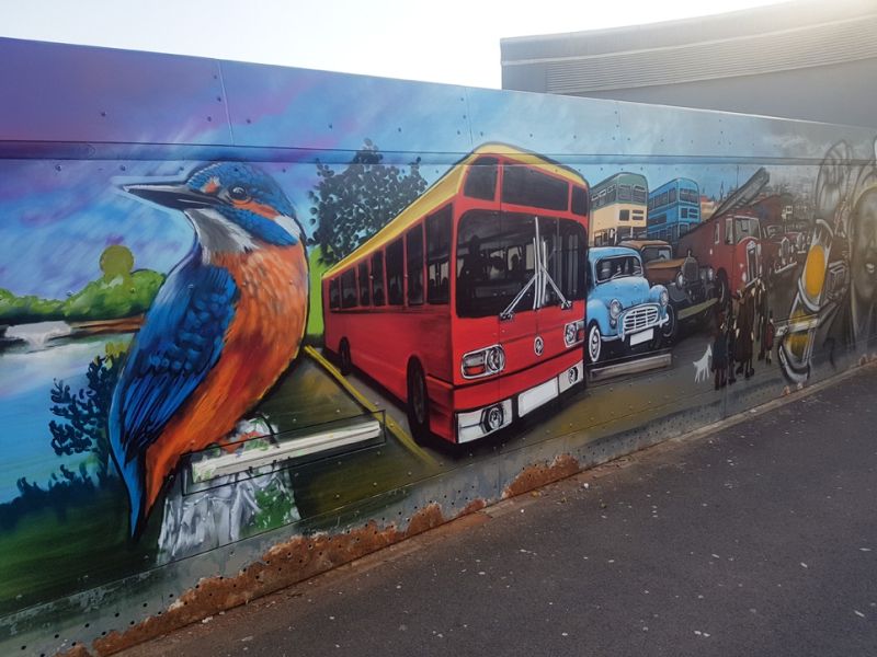 New mural honours heritage of St Helens