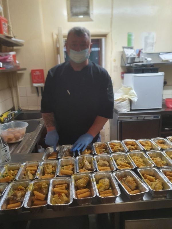 Heywood pub licensee cooking for his whole community