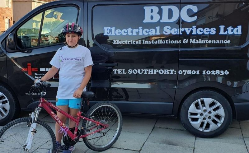 Southport schoolgirl cycles 400 miles for local hospice