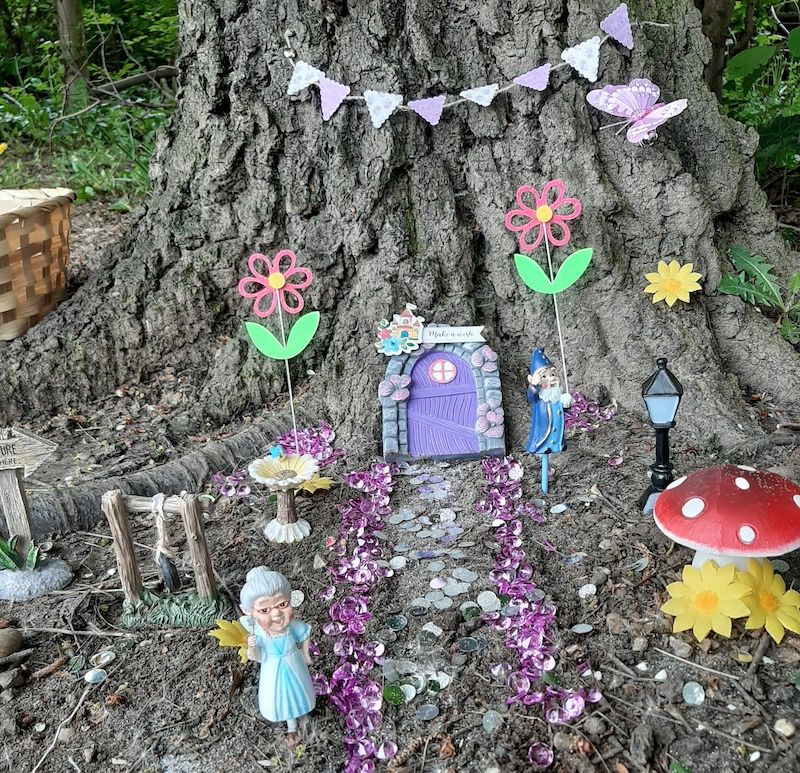 Six-year-old from Birmingham helps create fairy garden trail