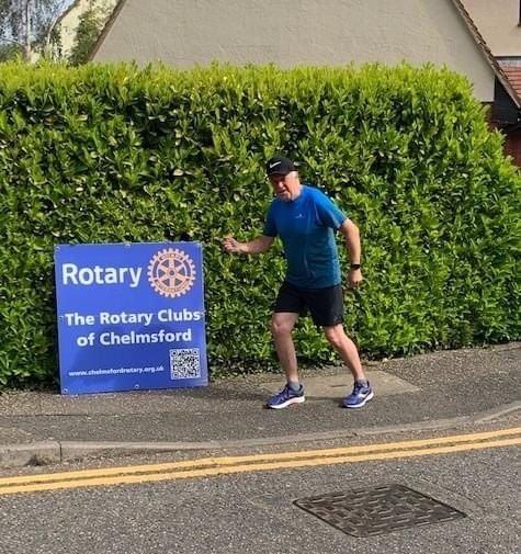 King of the road Stephen runs for charity
