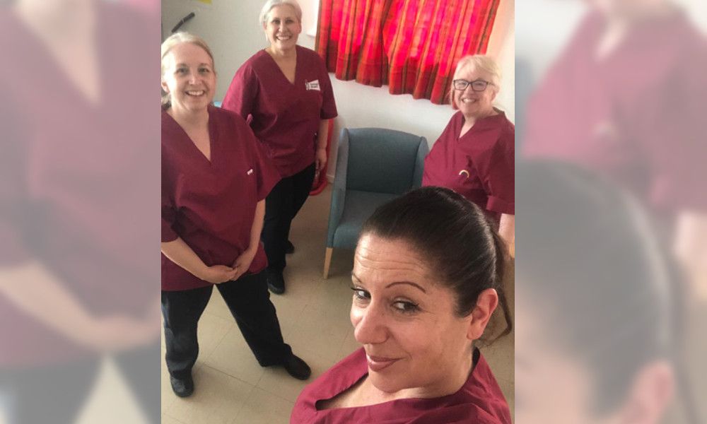 Essex community groups donate scrubs for hospice nurses