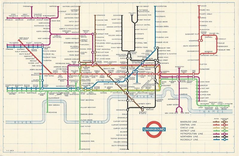 Harry Beck Map Harry Beck s Tube Map YVLUHI