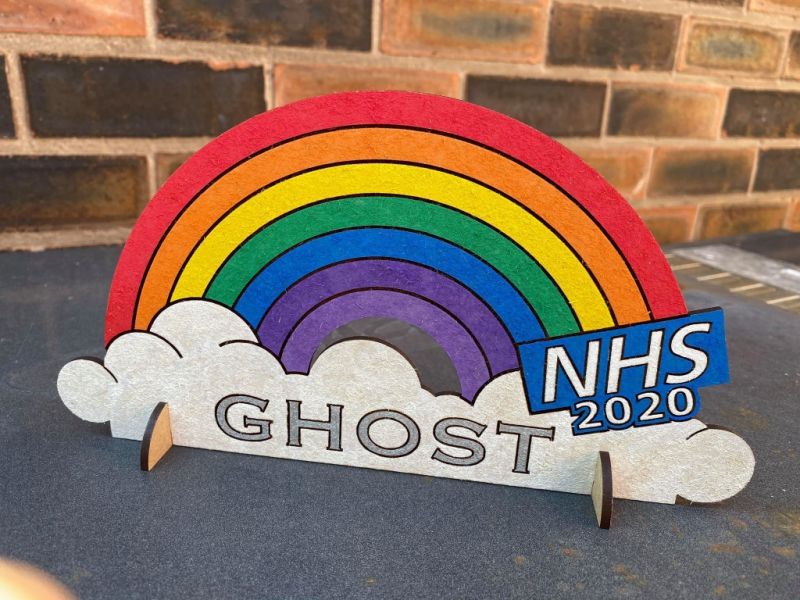 Southport man creating personalised rainbows with proceeds going to NHS