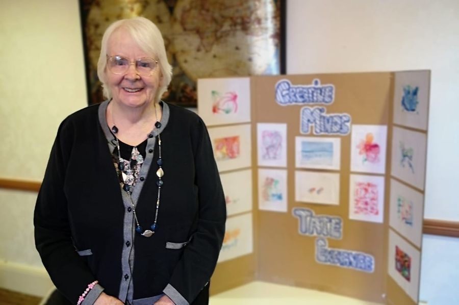 Fleet care home residents produce postcards for Tate Modern exhibition