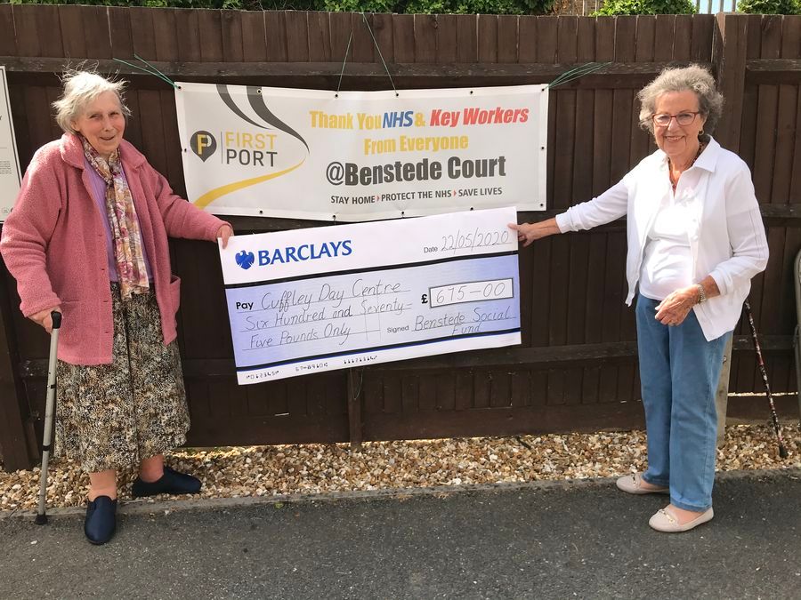 Retired Hertfordshire residents' sponsored walk raises £1,350