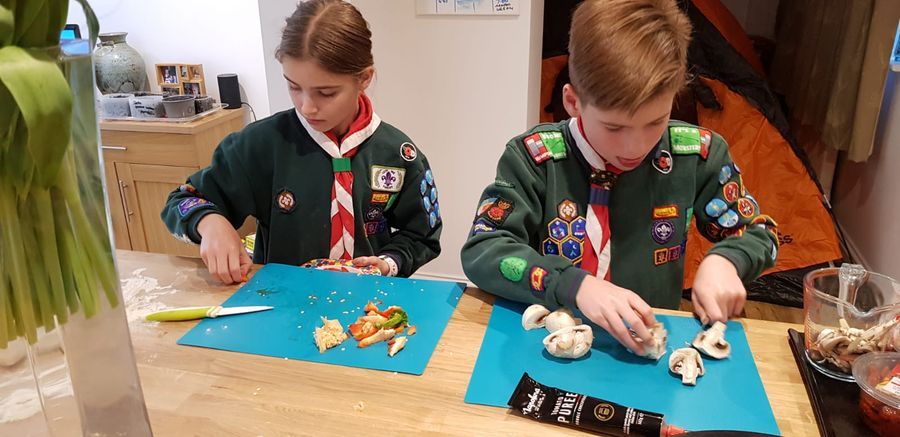 Aldershot Scouts hold first ever virtual camp