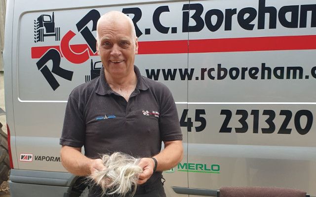Barnston man braves the shave for hospice