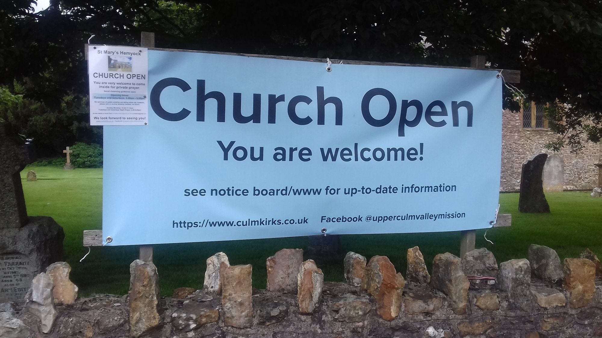 Churches reopen for private prayer in the Culm Valley